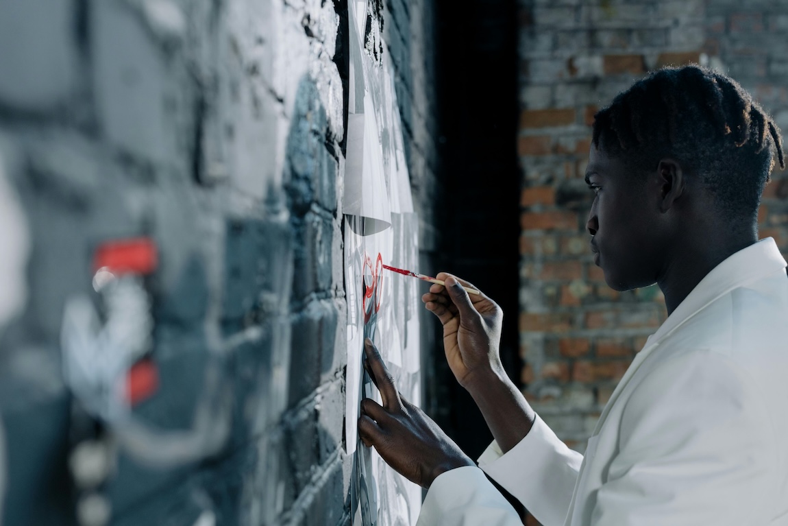 Black creators collaborating across art, music, film, and digital media